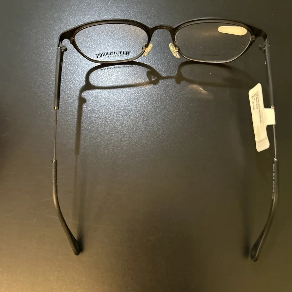 TRUE RELIGION T012 BLK Black Wayfarer Full Rim Eyeglasses 51-18-140 Frames Only